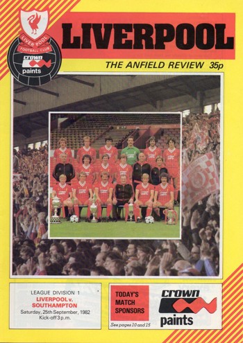 Match programme